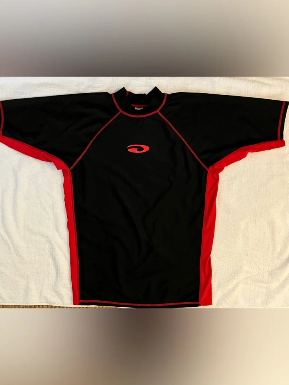 Men's Black & Red Rash Guard - Hawaii ABC Store Exclusive-Sun Protection-2X